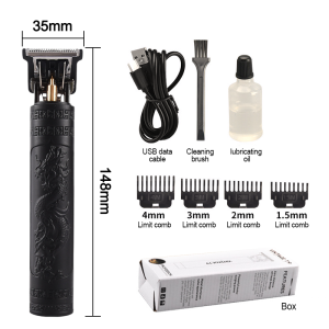 Electric Clippers T9 Professional Hair Clippers Haircut Usb Rechargeable Razor Trimmer