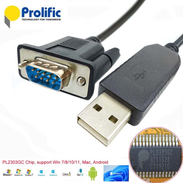  discount pl2303gc prolific usb to serial comm port com converter