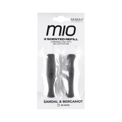 MIO REFILL Twin Pack (2pcs) Car Fragrance By Mr & Mrs Fragrance [Design & Made In Italy]