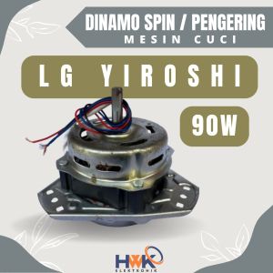 Dinamo Spin LG Mesin Cuci 2 Tabung / Motor Pengering Mesin Cuci LG Yiroshi 90W