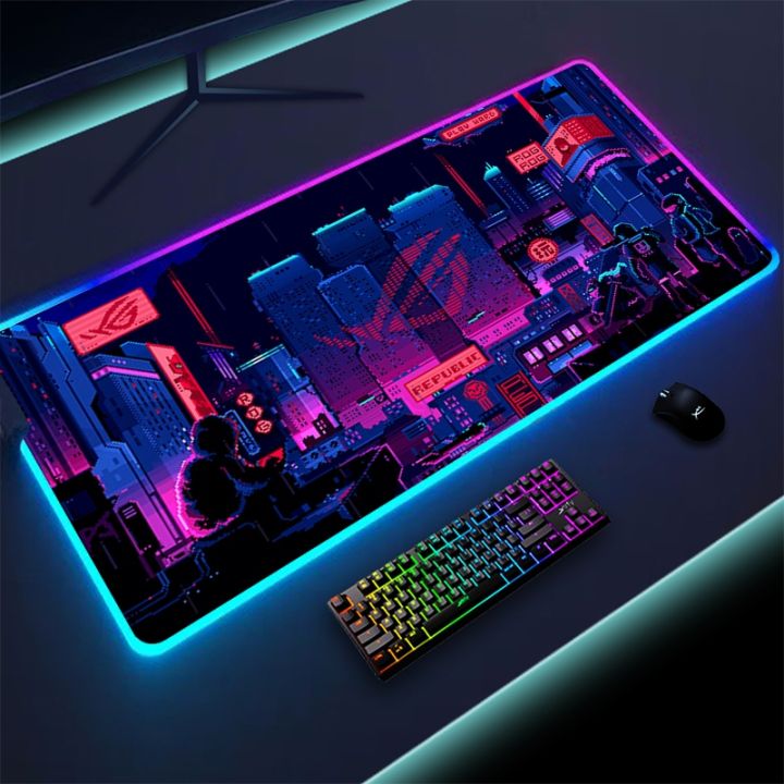 （ideacreation mouse pad） Rgb Mouse Pad Xxl Asus Rog Laptop Mat Gaming ...