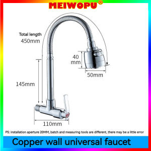 Water Taps 304 Wash Dishes Kitchen Balcony Universal Rotatable Fuller Faucet Home Laundry Tray Brass