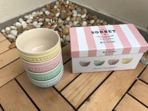 Bộ 4 chén ăn cơm 10cm Le Creuset Sorbet Collection 4" - 4 màu