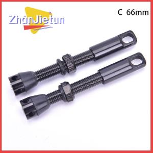 zhanjietun 1 Pair Tubeless Air Valve for Road Bike Tubeless Valve Stem Bicycle Parts
