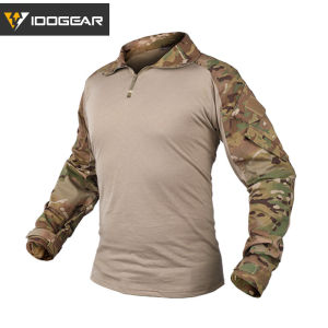 IDOGEAR Tactical G3 Combat Shirt VTS DNC Color Outdoors Training Camo Clothing Tactical Shirt 3101