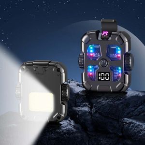 Bật lửa điện TH627 tích hợp đèn pin