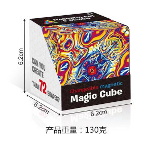 Magic Cube Toys Education Mainan Edukasi Anak Kubus Magnetic 3D Berubah 72 Bentuk