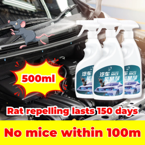 Car rat repellent spray 500ml rats spray killer rat killer plant extraction safe and non-toxic - DailyDwell1