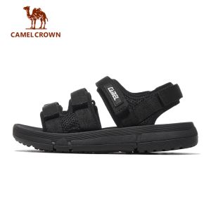 Lạc Đà vương miện của phụ nữ Dép xăng đan mùa hè | Velcro đi biển đơn giản dép Chiều cao đế dày Xăng đan thể thao cho ngoài trời và trang phục hàng ngày