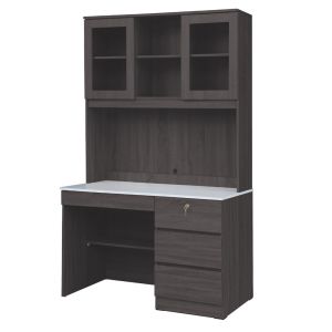 Living Mall Keeth Study Table CARB-P2 Certified Board Writing Table with Drawer w/ Lock in 4 Colours