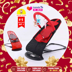 Ghế rung Ghế nằm Ghế nhún khung thép cao cấp an toàn cho bé
