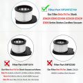 IZ862H Filter for Shark IZ862H Stratos Vacuum, Fit for Shark IZ562H UZ565H Pro IZ540H IZ840 IZ800 Vacuum Part XPSMFIZ700and XFFKIZ700, 2 Pack Filter 4 Pack Foam & Felt Filter Kit. 