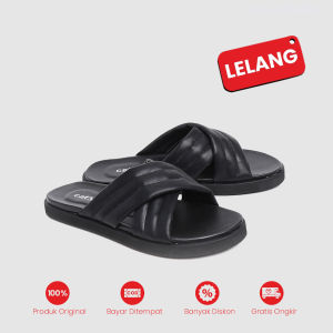 LELANG Catenzo - RT 189 Sandal Wanita Casual Original Kulit Sintetis Hitam