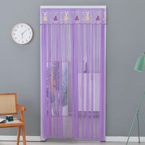 【Buy One Get One】No-Punch Multi-color Curtain Sheer Kitchen Curtain Valances Window Curtain Door Curtains