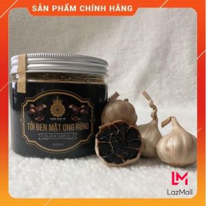 Tỏi Đen Lý Sơn Mật Ong - Vương Quốc Tỏi chính hiệu - hộp 400ml - ngừa viên họng phòng cảm cúm tốt cho dạ dàytim mạch tăng sức đề kháng - thực phẩm vàng cho sức khoẻ
