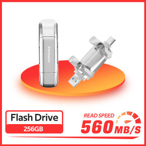 Glorimemo SSD Portable 256GB Externo USB Type-C Interface Speed UP TO 560MB/s Flash Drive Hard Disk