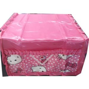 PROMO SARUNG / TAPLAK KULKAS COVER BAHAN SATEN KARAKTER HELLO KITTY - DORAEMON -BUNGA JUMBO