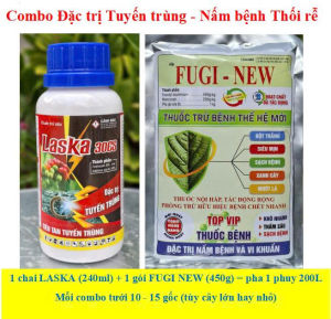 Phòng trị tuyến trùng và làm lành các vết thương do tuyến trùng gây hại ngăn ngừa sưng rễ thối rễ và vàng lá