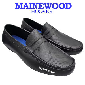 MaineWood Hoover Mens Black Shoes School Shoes Office Shoes Made in Philippines