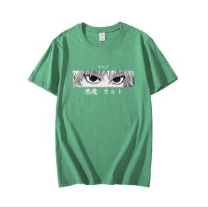 Baju kaos pria lengan pendek atasan pria baju kaos laki laki dewasa polos atasan pria oblong Killua