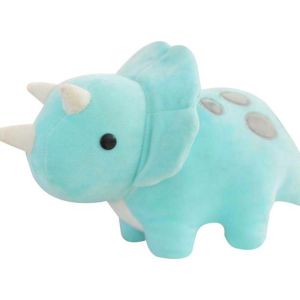 ZSDN MALL Dễ thương Gragon Necked dài Gối động vật Rồng răng cưa Gối sang trọng Triceratops Phim hoạt hình Đồ chơi Dino Gối ngủ Đồ chơi sang trọng cho khủng long Búp bê nhồi bông