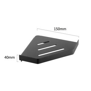 Bathroom Stainless Steel Shower Shelf Wall-mounted Triangle Basket Corner Stand Shampoo Shower Gel Storage Holder Accessories