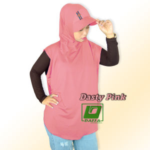 Daffa Moeslem / Hijab Sporty Topi Lekbong / Hijab Sporty Terbaru / Kerudung Olahraga / Hijab Sporty Jersey / Kerudung Volly / Hijab Topi Sporty / Kerudung Sporty