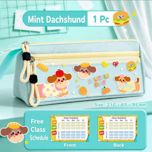 Cartoon Pencil Bag Thickened Cartoon Pencil Bag Canvas Stationery Bag Cartoon-Style Student Pencil Case For Primary School