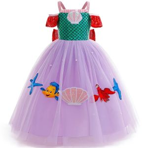 2 3 4 5 6 7 8 9 10 Years Cosplay Girls Dress Cute Cartoon Mesh Fashion Girls Princess Dress Birthday Party Costumes Kids Clothes2026