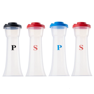 2pcs Plastic Bottle for Salt and Peppers Transparent Seasoning Jar Condiment Container Kitchen Cooking Supplies