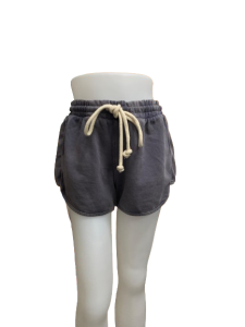 Celana Pendek Wanita dengan Tali | Ladies Short Pants With String - Grey Stone Size S