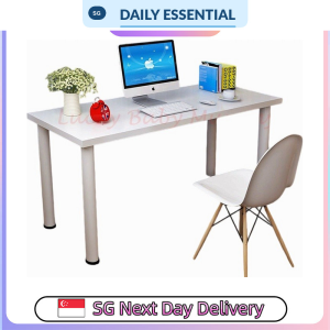 【DAILY ESSENTIAL】 Home Study Desk with Adjustable Feet | 80 100 or 120cm