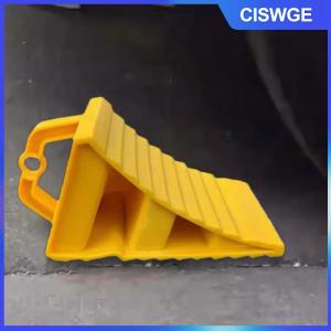 CISWGE Di động bánh xe chock với xử lý xe Xe Xe tải bánh xe lốp chock dừng khối chống trượt nhựa cơ sở hỗ trợ lốp Pad