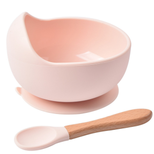 Little.Daisy98 ชามซิลิโคนพาสเทล เข้าไมโครเวฟได้ ชามป้อนข้าวเด็ก