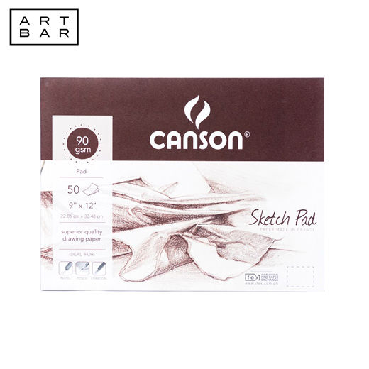 Canson Sketch Pad 9X12 50 Sheets (Sketch Pad/ Sketchbook) - Art Bar PH