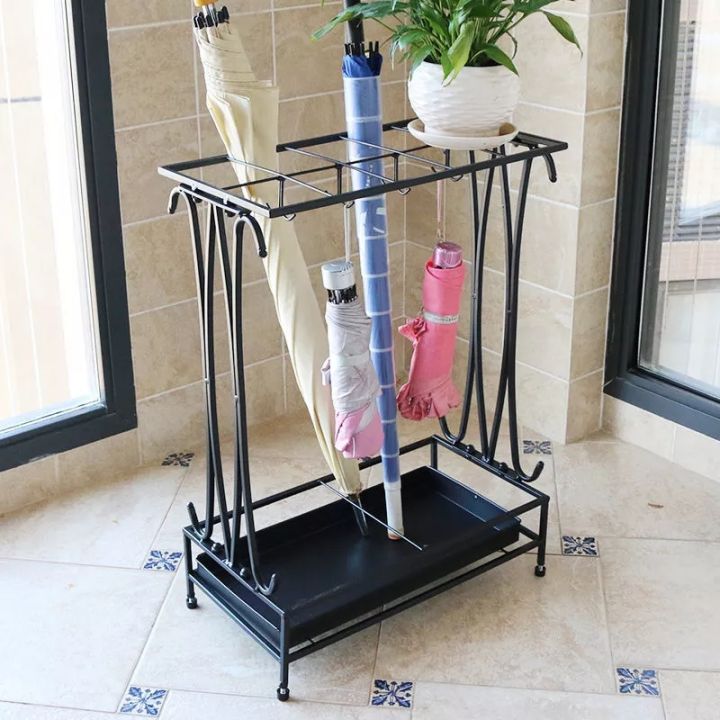 Umbrella Rack Hotel Lobby Home Creative Umbrella Bucket Wrought Iron ...