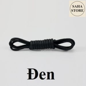 Dây giày tròn sáp 3mm buộc giầy da SAHA940 1 đôi boot bốt sneaker thể thao ngắn 60cm 70cm 80cm 90cm 1m 1m2 1m4 1m6 1m8