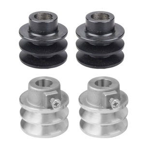 Replacement Pulley for 168F 170F Easy Installation Stable Performances Belt Pulley 19mm/20mm Bore Double Grooves Pulley