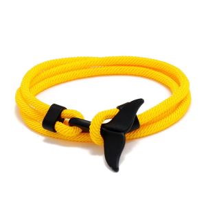 DEQIX Unique Fashion Trendy Birthday Gift Alloy Couple Ocean Series Braided Rope Bracelet Fashion Jewelry Korean Style Hand Strap Men Bracelet