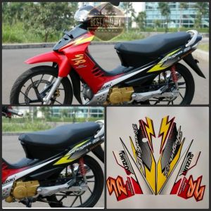 Striping Stiker suzuki shogun sp 125 r 2006 fullset stiker body standar berkualitas
