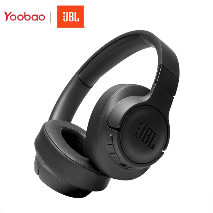 YOOBAO JBL Tune 760NC Wireless Bluetooth Headphone Over The Ear Foldable Headphone Bluetooth 5.1 30Hrs Playtime Headphone Headset Earphone Handsfree Over Ear Gaming Stereo Super Bass With Mic Sound Quality Wireless Headphones sd card Bluetooth Headphone