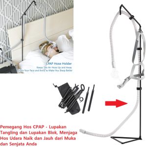 CPAP Machine Hos Penggantung menghindari tanggling dan mencegah blok menjaga Hos Udara Naik dan Jauh dari Muka dan Senjata Anda