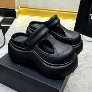 Free Shipping 26 New Style Thick-Soled Slippers For Women Fashionable And Simple Height-Increasing Non-Slip Wear-Resistant And Thick-Soled Sandals EVA Slippers