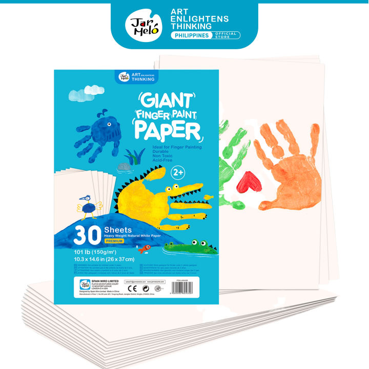 Jar Melo Giant Finger Paint Paper Lazada PH