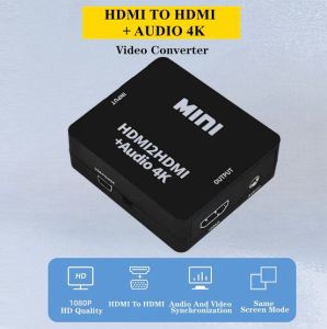 HDMI To HDMI HD Converter Audio Extractor Adapter For PC Laptop HDTV