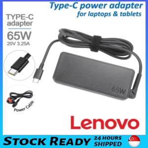【LOCAL STOCK-Deliver in 2-3 days】charger laptop Thinkpad 65w Type-C65W USB C Laptop Charger Replacement for Lenovo Thinkpad/Yoga/Chromebook ADLX65YDC2A Lenovo Laptop Charger