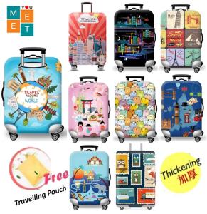 Extra Thick Quality Elastic Suitcase Cover / Luggage Protector / Travel Essentials / 18-32 inches