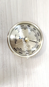 Barometer Analog Atmospheric Pressure Meter Manual Operation Antique Style Meteorology for Laboratory