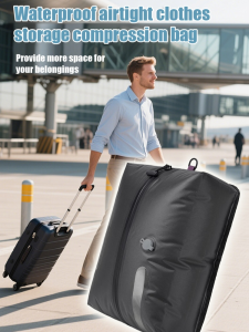Waterproof Vacuum Compression Bag Travel Storage Backpack