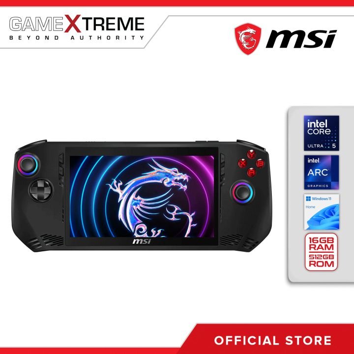 MSI CLAW A1M core ultra5 （512GBモデル） MSI Claw A1Mの実機